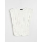 Sinsay Viskozna bluza s naborima | shoptok.hr