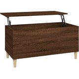  Stolić za kavu boja hrasta 90 x 44,5 x 45 cm konstruirano drvo | shoptok.hr