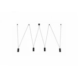 Rabalux Visilica Senobia GU10 4X MAX 5W crna (73038) | ePonuda.com