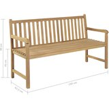  Vrtna klupa 150 cm od tikovine | Eponuda.com
