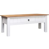  Stolić za kavu od borovine bijeli 100x60x43,5 cm asortiman Panama | shoptok.hr
