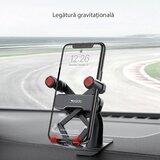 Yesido Avto držalo (C90) z Gravity Gripom za armaturno ploščo - črno | Shoptok.si