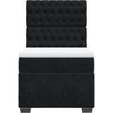 Box spring krevet s madracem crni 90x190 cm baršunasti | shoptok.hr