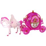  Lutka s bijelim konjem i kočijom Princeza - bijela/roza | shoptok.hr