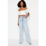 Trendyol Women's top Crop plava | bela | ePonuda.com
