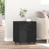 Kabinet za datoteke s ladicama Crni hrast 45 x 38 x 54 cm Cijene
