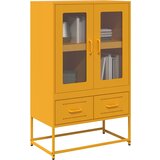 vidaXL Visoka omara gorčično rumena 68x39x111,5 cm jeklo Cene