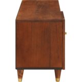 vidaXL Kabineti i police za skladištenje medija s policom s pohranom s vratima Smeđa | shoptok.hr