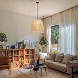  Immax 08263L - Luster PELO na sajli, 1xE27/40W/230V, prečnik 50 cm, ratan | Eponuda.com