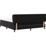 Box Spring Krevet s Madracem Crna 180x200 cm Baršun | shoptok.hr