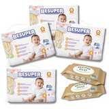 BeSuper_Premium premium pelene mesečno pakovanje 4 (l, 9-14 kg) 128 Cene
