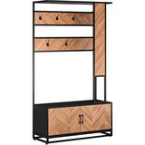 SoBuy Vhodna omara s klopjo Hanger 100x40x180cm FSR194-N, (22108594) | Shoptok.si