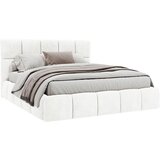 MID.YOU OBLAZINJENA POSTELJA 180 cm x 200 cm , les, tekstil, leseni material naravne barve | Shoptok.si