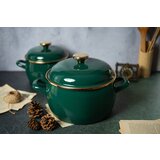 Metalac šerpa duboka 16 cm sa pok. Zeleni bor | ePonuda.com