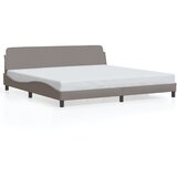 Maison Chic Posteljni Okvir - Dvoposteljna postelja brez vzmetnice taupe 200x200 cm blago, (22081784) | Shoptok.si