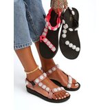 Resti Letitia pink platform sandals - classic pearl studs | shoptok.hr