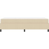  Postelja z vzmetnico Krema in črna 80 x 200 cm | Shoptok.si