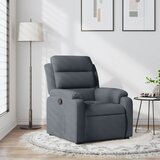 vidaXL naslanjač temno siv žamet | Shoptok.si