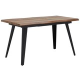 Bessagi Home Raztegljiva Jedilna Miza Jan, Barva Oreha, 140-180x80 | Shoptok.si
