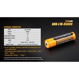 Fenix FE18650LI35USB - 1 kom Punjiva litijum-jonska baterija USB/3,6V 3500 mAh | Eponuda.com