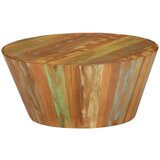 vidaXL Klubska mizica Ø65x31 cm trden predelan les | Shoptok.si