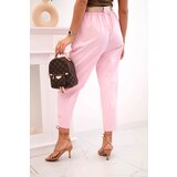 Kesi Włoski Summer Punto trousers with leg closure candy pink | Shoptok.si