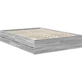  Krevetna konstrukcija Siva Sonoma 140 x 190 cm Inženjersko Drvo | shoptok.hr