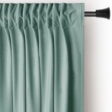 Restilo Svetlo zelena žametna zavesa za delno zatemnitev 140x270 cm Pleat – | Shoptok.si