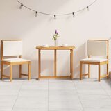 3-delni vrtnarski bistro set z blazinami iz trdnega akacijevega lesa, (22015980) | Shoptok.si