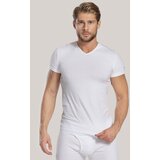 Enrico Coveri Moška majica V neck, bela Cene