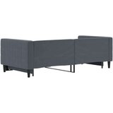 vidaXL Izvlečna dnevna postelja temno siva 90x200 cm žamet, (20929942) | Shoptok.si