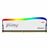 Kingston memorija 16GB/DIMM/DDR4/3200MHz/CL16/FURY beast white rgb se | Eponuda.com