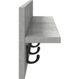  Vješalica za kapute na zidu Beton siva 80 x 10.5 x 18 cm | shoptok.hr