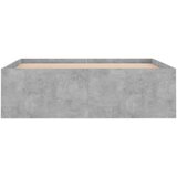  Posteljni okvir betonsko siv 120x190 cm | Shoptok.si