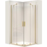 Rea Tuš kabina Montana Double Gold Brush 90x90 Cene