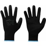 vidaXL Delovne rokavice 12 pcs Črna 9 / l Poliester Cene