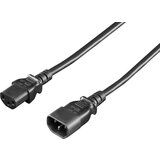 Rittal Napajalni kabel [1x IEC-vtič C14 - 1x odporen na udarce-vtič] 1.80 m črn (20414187) | Shoptok.si