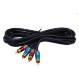 Cabletech chinch vrvica M. / M. 3 m, pozlačena, AC5G-3 | Shoptok.si