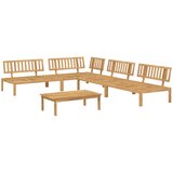  Set sofe s jastukom 5 pcs Antracit Čvrsto drvo akacije | Eponuda.com