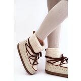 Boto Women's Padded Snow Boots Beige Rohes | Shoptok.si
