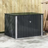  Kutija za spremanje u vrtu Crna 151 5 x 107 x 100 cm Čelik | shoptok.hr