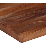 Stolna Mizna plošča 90x80x3,8 cm pravokotna trden predelan les, (21412090) | Shoptok.si