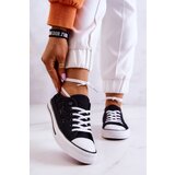 Boto Women's fabric sneakers with openwork Black Venture | Shoptok.si