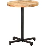 Bistro stolić okrugli Ø 60 x 75 cm od grubog drva manga | shoptok.hr