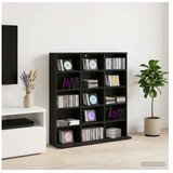 vidaXL CD ormar Crni hrast 96 x 23 5 x 97 5 cm Konstruirano drvo - Crni hrast 1 96 x 23 5 x 97 5 cm Cijene
