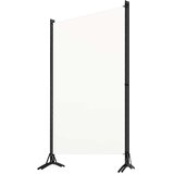 Sobna pregrada s 3 panela bijela 260 x 180 cm od tkanine | Eponuda.com
