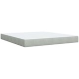  Krevet s oprugama i madracem svjetlosivi 180x200 cm baršunasti | shoptok.hr