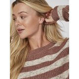 Vila Pulover 'PALINE' rjava / siva | Shoptok.si
