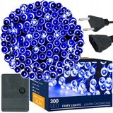 springos 300LED LUČKE ZA JELKO AKTUALNA SVETLEČA ZAVESA MODRA ŽICA, (21638736) | Shoptok.si