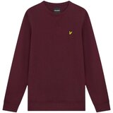 Lyle & Scott Puloverji Brushed Back Crew Neck Sweatsh ML1131V Rdeča Cene
